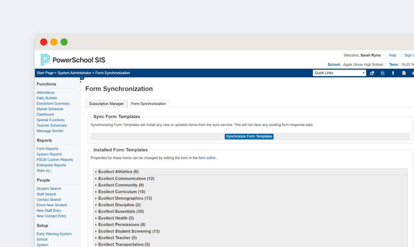 Power School Parent/Student Registration Log In