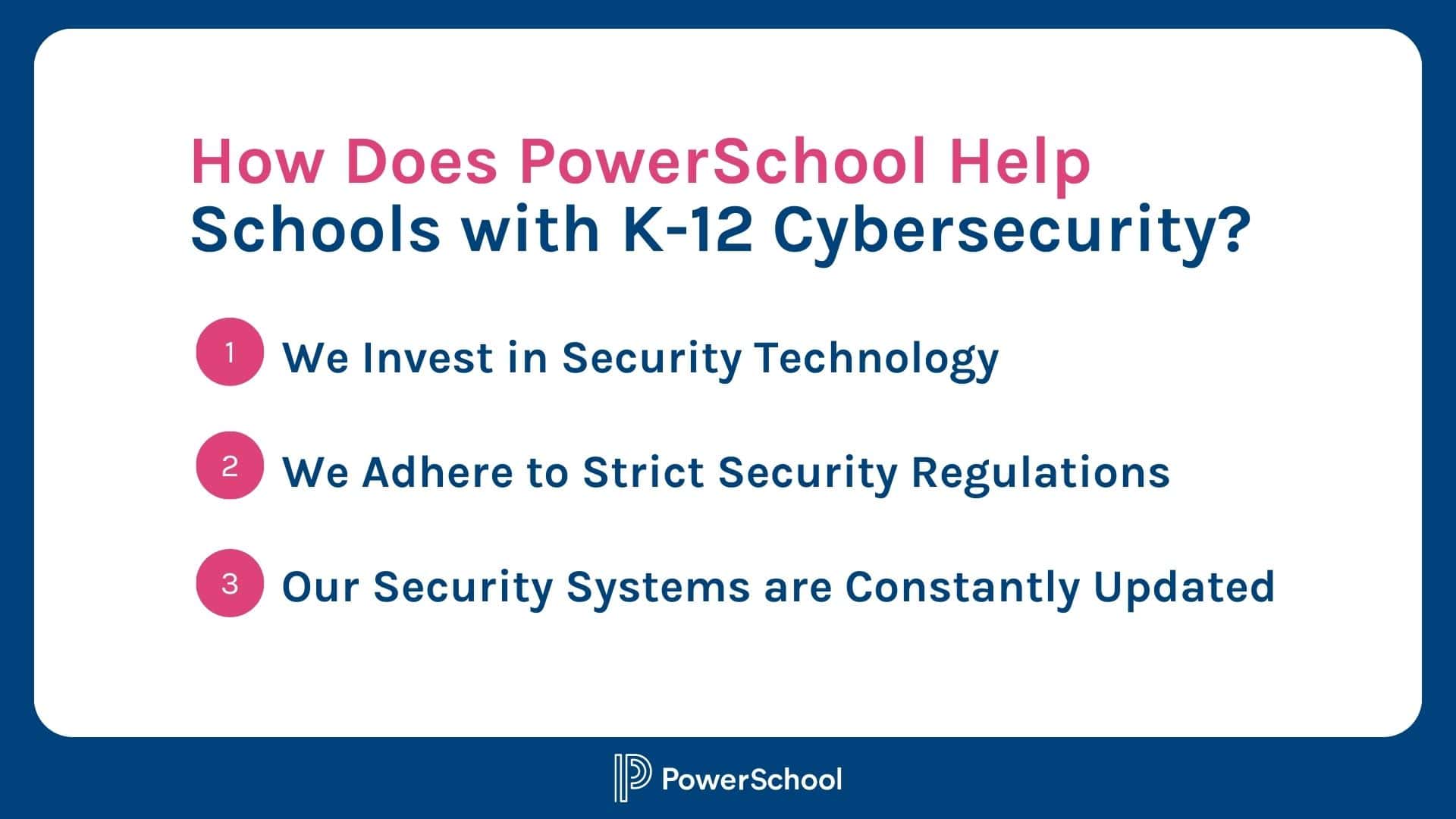 Strong Cybersecurity for K–12 Education